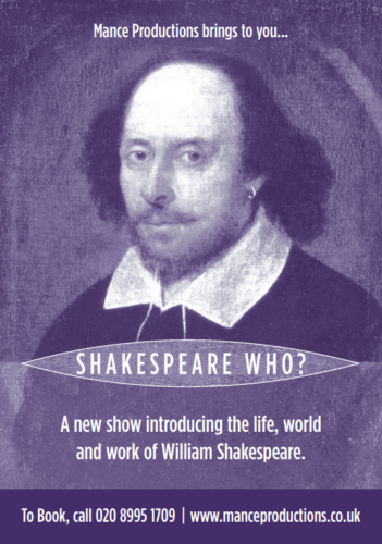 Putting the plays of Shakespeare into context, this is an accessible and entertaining show about the life, world and work of William Shakespeare.Suitable for Primary and Secondary pupils.